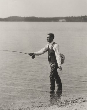 yetişkin adam Balık tutma