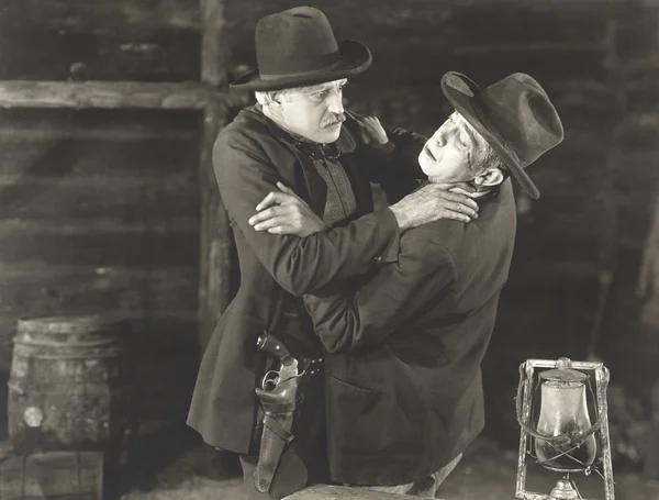 Twee vechtende mannen — Stockfoto