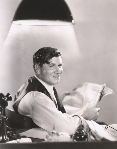 Человек получил хорошие новости
