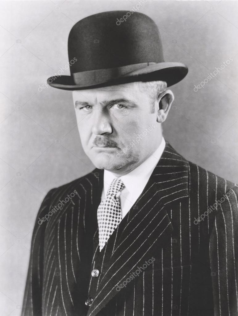 Man in bowler hat — Stock Photo © everett225 #82898170