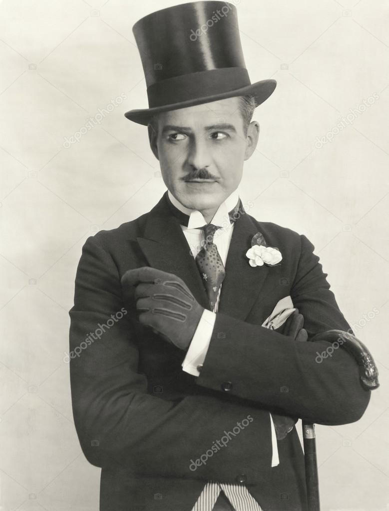 gentleman in top hat