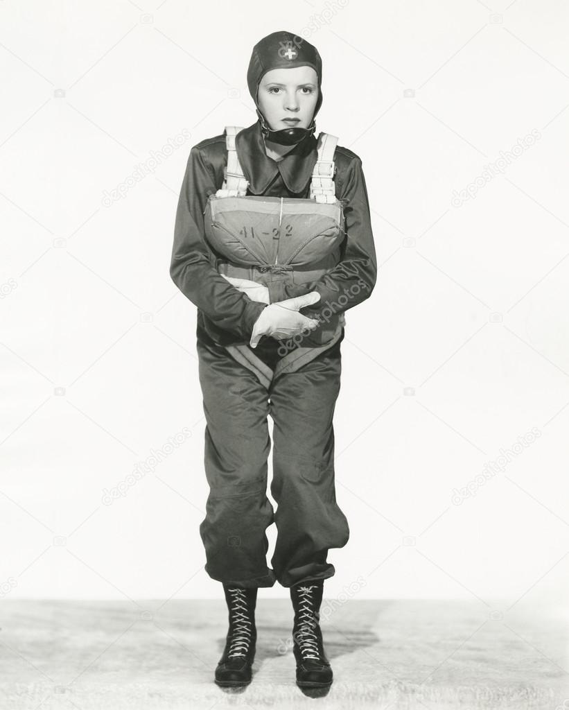 young Parachute nurse