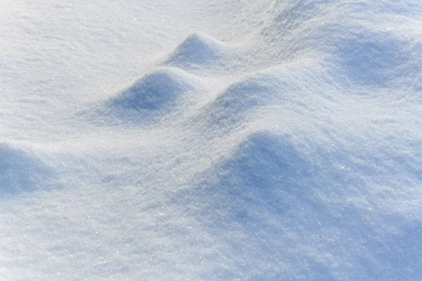 Pure white untouched snow shapes - background for your concept Stock Picture