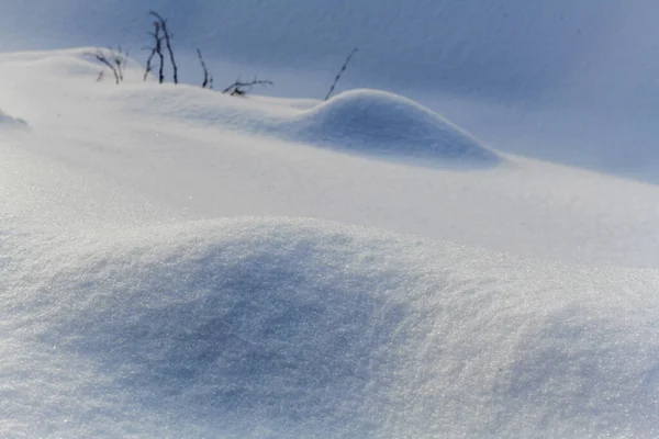 Formas de nieve blanco puro virgen - fondo para su concepto Imagen de stock