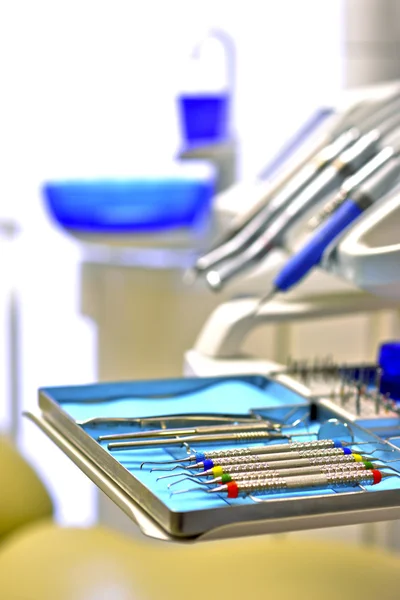 Inside a dentist ambulance — Stock Photo, Image