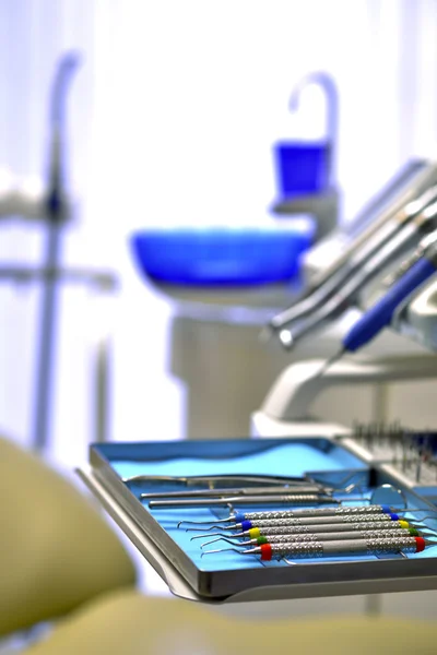 Inside a dentist ambulance — Stock Photo, Image