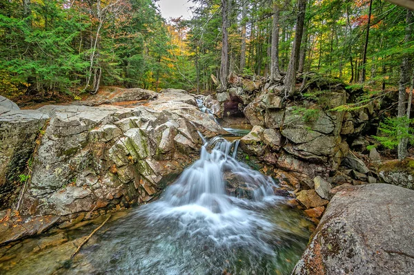 Jesień Nad Rzeką Swift New Hampshire — Zdjęcie stockowe