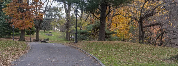 Central Park New York City Herbst — Stockfoto