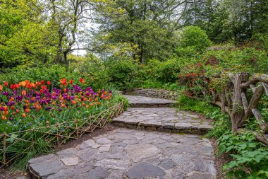 Central Park 'taki Shakespeare Bahçesi, New York