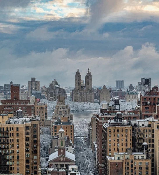 纽约市 中央公园和曼哈顿上西侧的景观 — 图库照片