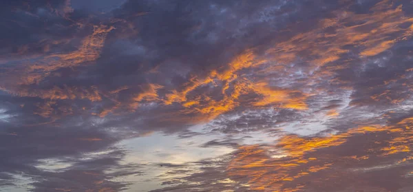 Dramatischer Himmel Frühen Morgen Vor Der Golfküste Floridas — Stockfoto
