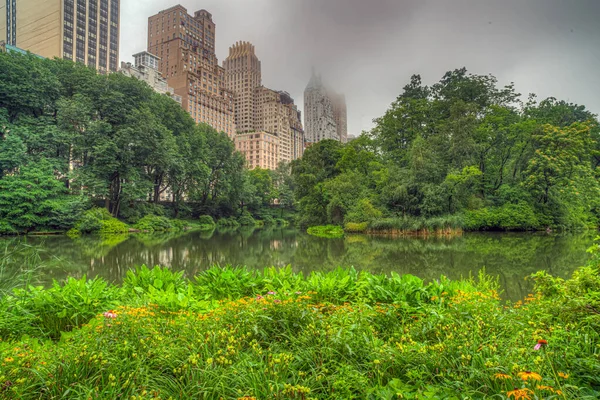Central Park New Yorku Létě — Stock fotografie