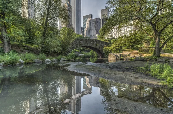 Gapstow mostek central park, Nowy Jork — Zdjęcie stockowe