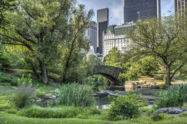 Gapstow bridge Central Park, New York City — Stock Photo, Image