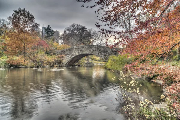 Puente de Gapstow Central Park, Nueva York — Foto de Stock