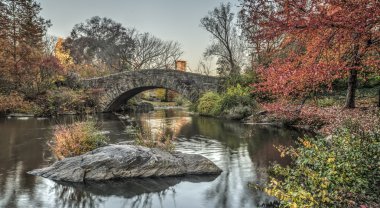 gapstow köprü central park, new york city