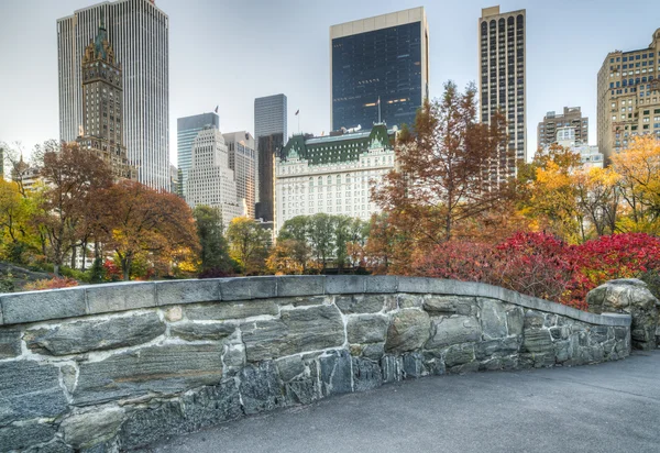 Ponte di Gapstow Central Park, New York — Foto Stock