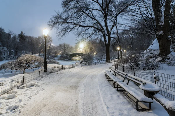 Gapstow bridge Central Park, New York City — Fotografie, imagine de stoc