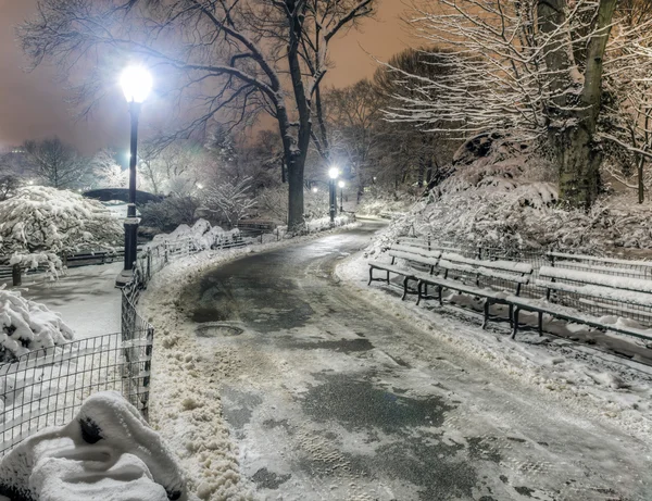 Gapstow Bridge Central Park, New York City — Stockfoto