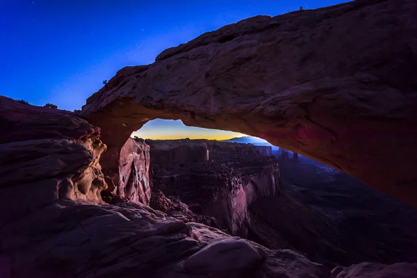 Parque Nacional Canyonlands, arco de mesa — Foto de Stock