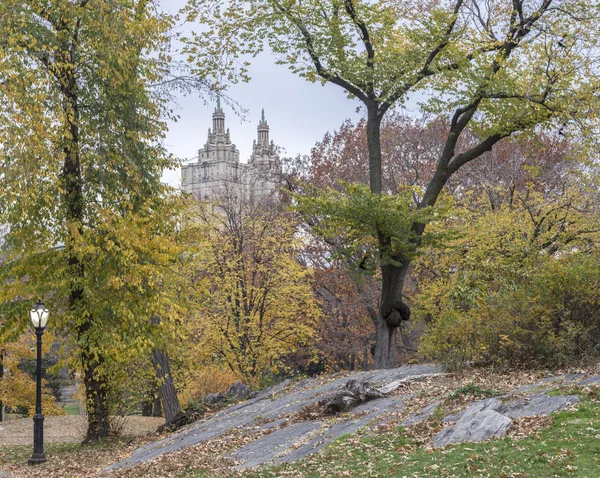 Central Park, Nowy Jork jesienią — Zdjęcie stockowe