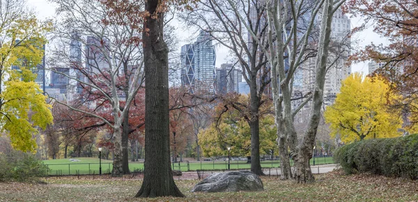 Central Park, New York City in het najaar — Stockfoto