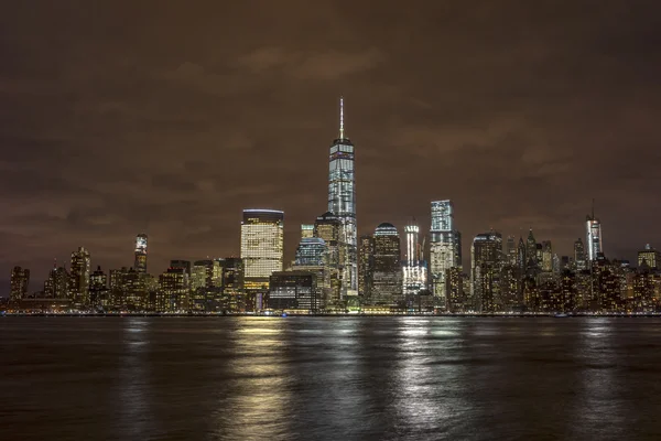 Utsikt över New York City från New Jersey — Stockfoto