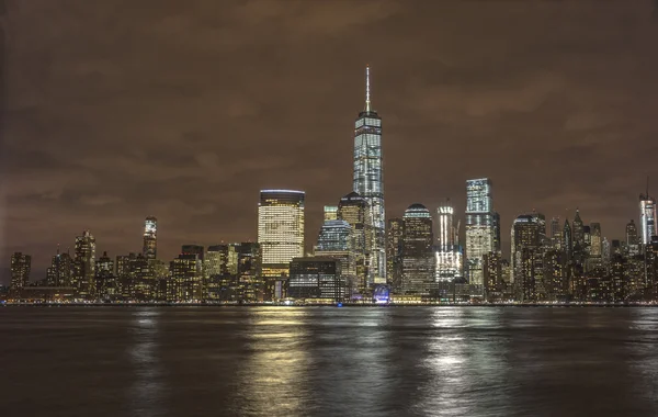 Vista de la ciudad de Nueva York desde Nueva Jersey — Foto de Stock