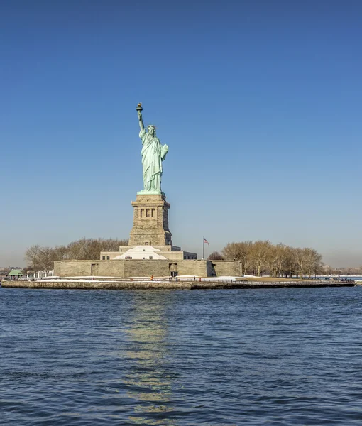 Statue of Liberty in winter — Stock Photo, Image