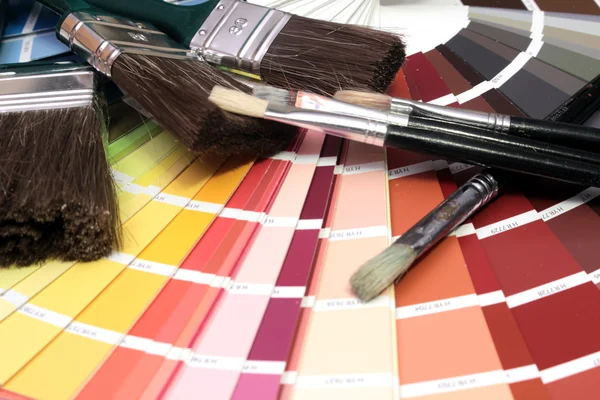 Color table for painting — Stock Photo, Image