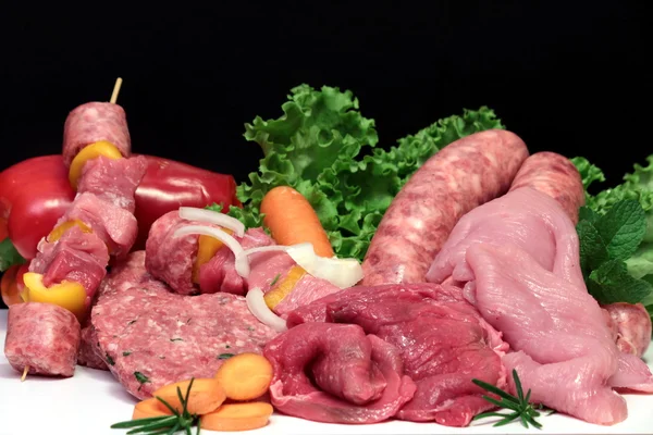 Alguma carne crua — Fotografia de Stock