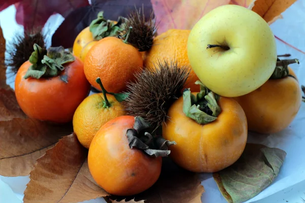 Some autumnal fruit — Stock Photo, Image