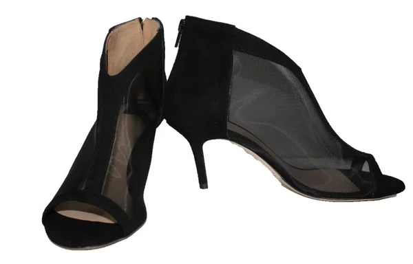 Une Paire Chaussures Élégantes Pour Femme Noire — Photo