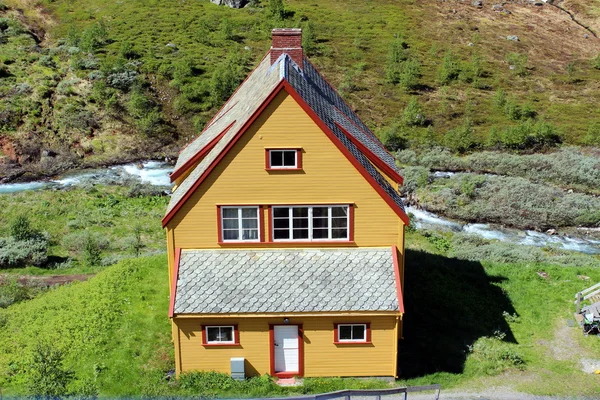 Noorwegen Huis — Stockfoto