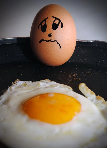 Cooked egg — Stock Photo, Image