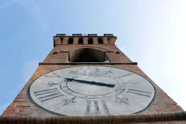 Menara jam di Brisighella — Stok Foto