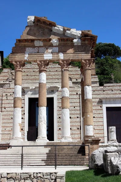 Capitolium Brescia — Zdjęcie stockowe