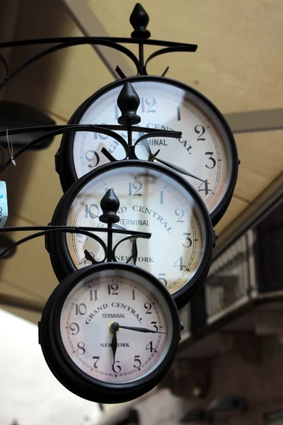 Three clocks — Stock Photo, Image