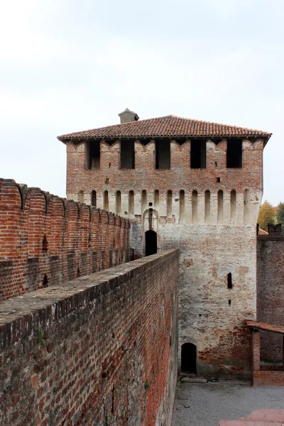 Vár a Soncino, Olaszország — Stock Fotó