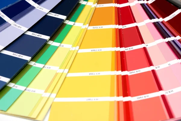 Tabella dei colori — Foto Stock