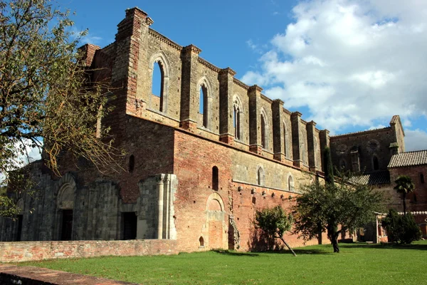 San Galganno abbey, İtalya — Stok fotoğraf