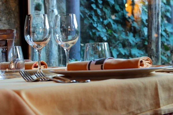 Una mesa de restaurante — Foto de Stock