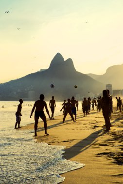 Rio Beach futbol Brezilyalılar Altinho oynarken