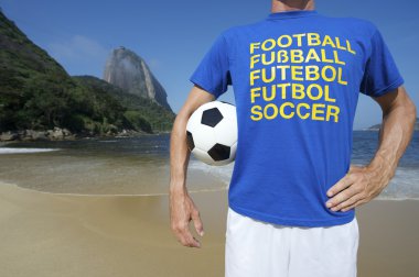 International Soccer Football Player Ipanema Rio
