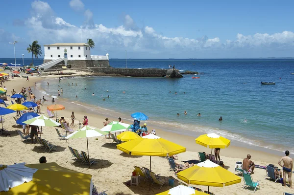 Porto da barra strand salvador bahia brasilien — Stockfoto