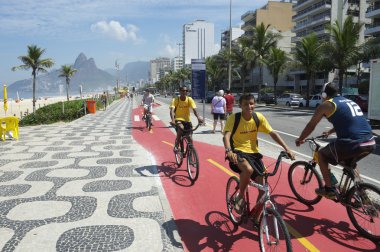 Brezilyalı Bisiklet binici Ipanema Rio