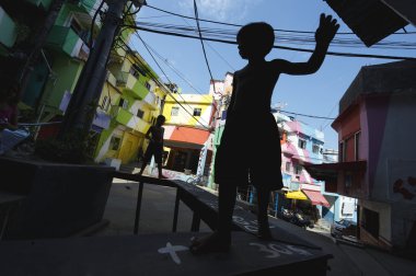 Favela Santa Marta Rio de Janeiro Brazil