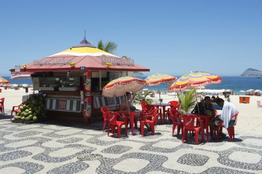 Ipanema Plajı boardwalk kiosk