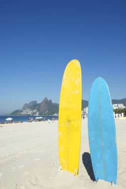 Stand Up Paddle Surfboards Ipanema Beach Rio de Janeiro Brazil