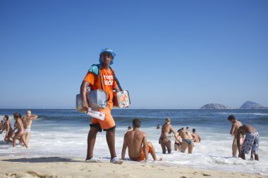 Brezilyalı satıcı rio de janeiro Brezilya plaj